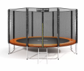 Батут Atlas Sport 374 см 12ft PRO усиленные опоры ORANGE blackstep - Подарки для детей